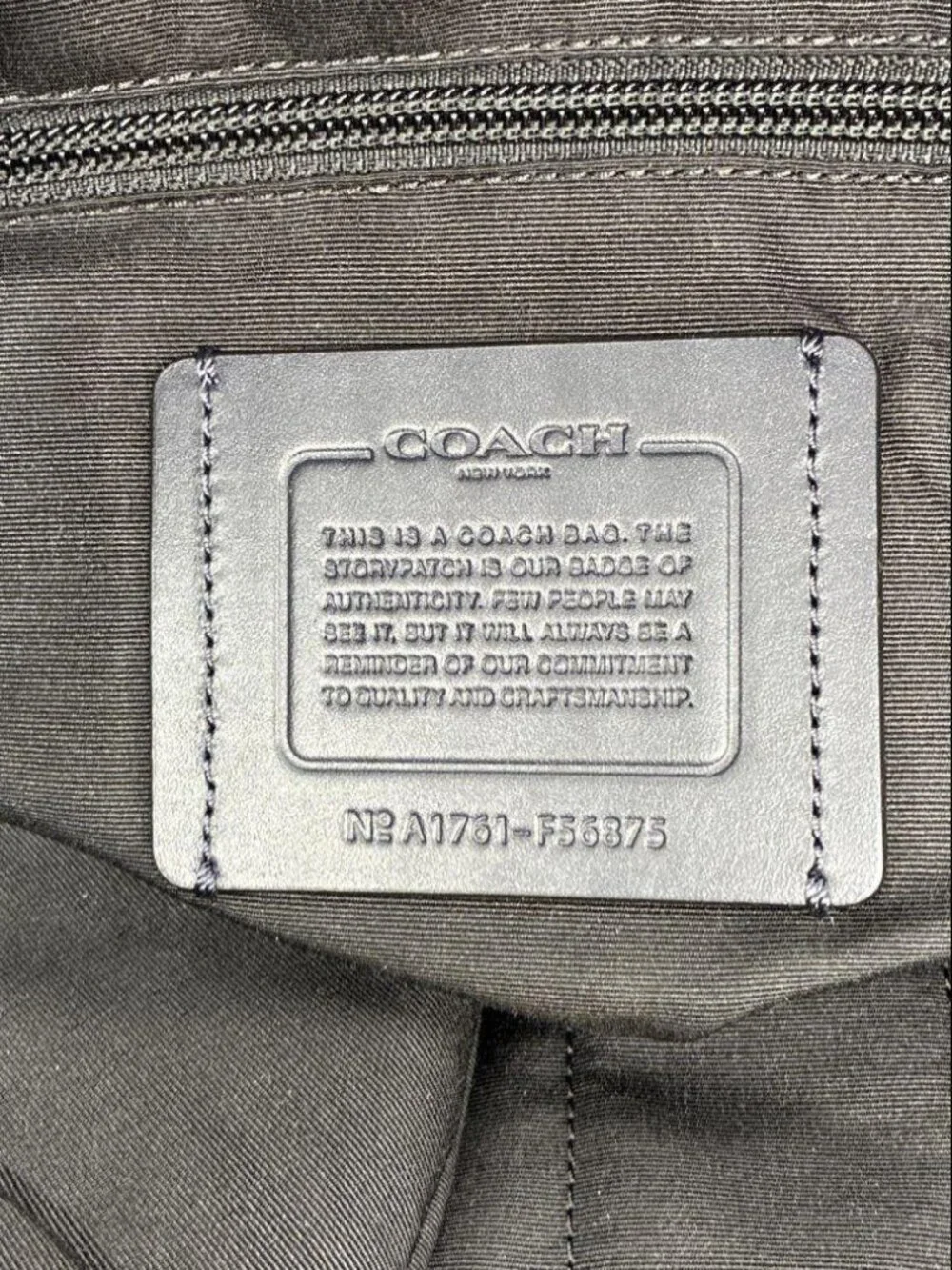 Coach Perforated Leather Explorer Duffel Bag (Style F56875) - Picture 10 of 14